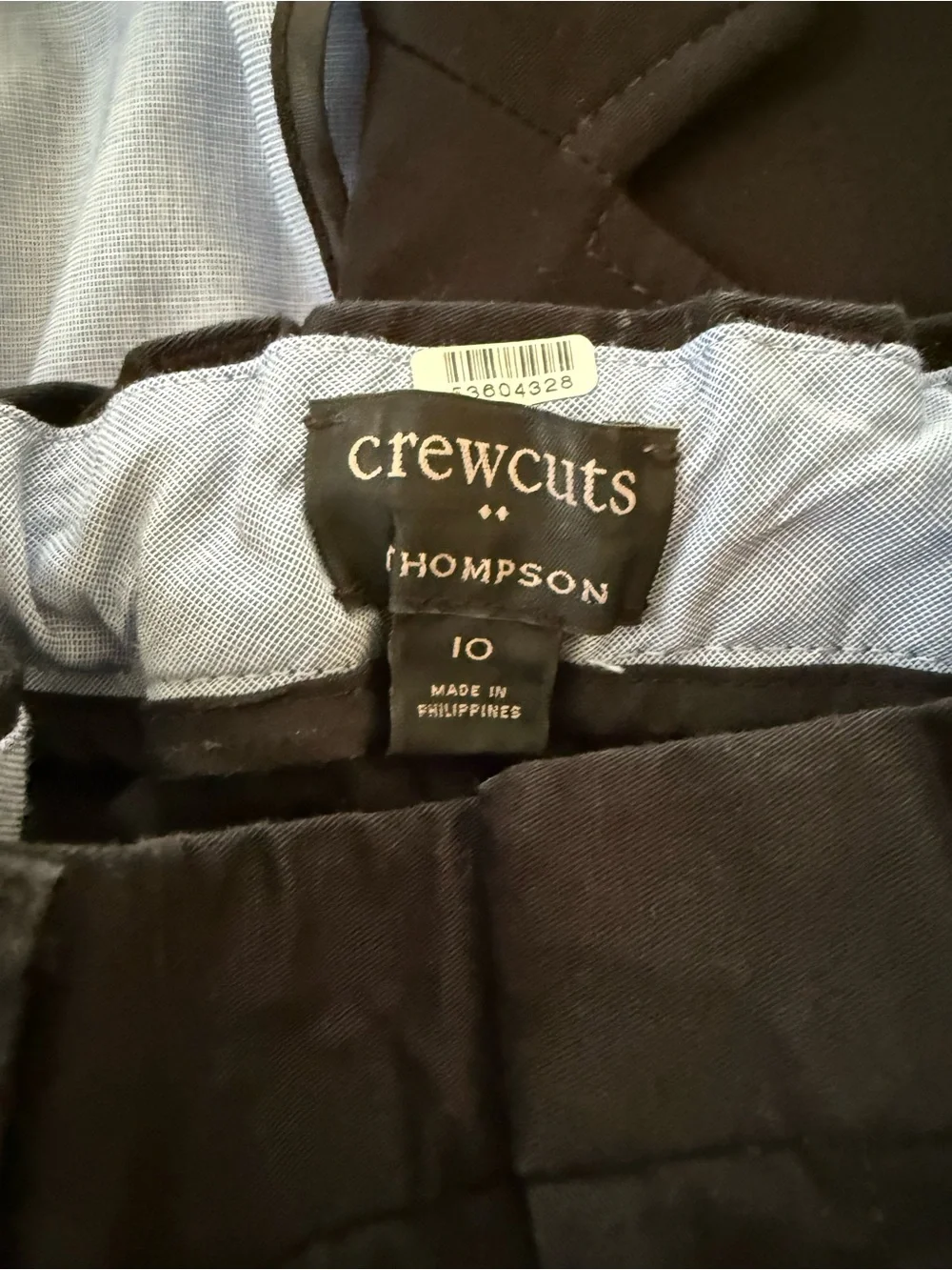 Boys Black Two-Button Blazer and Pants Suit